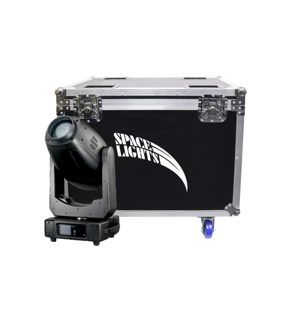 FLIGHT CASE SPACELIGHTS 600W LED PROFILE 2 IN 1