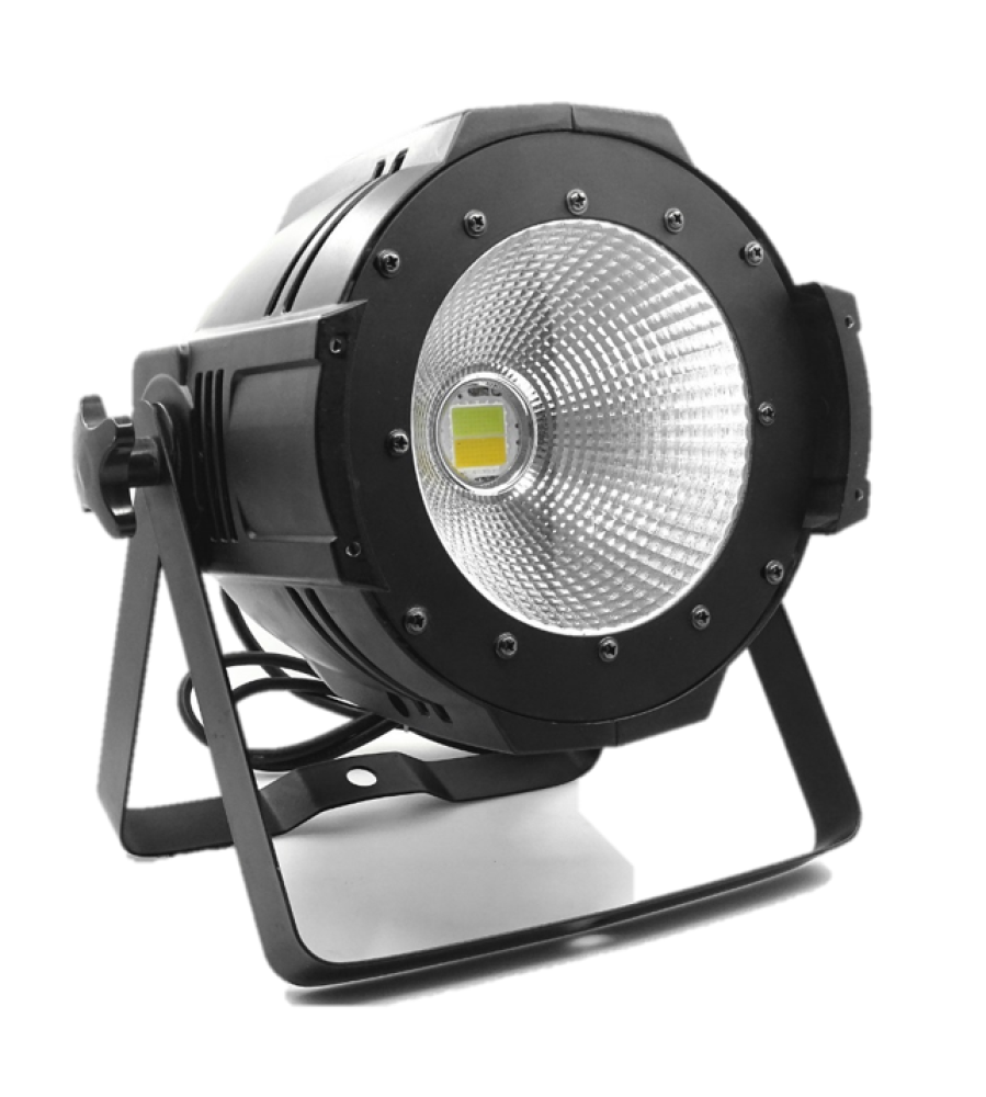 LED COB PAR 200W WARM-COOL WITH BARN DOOR