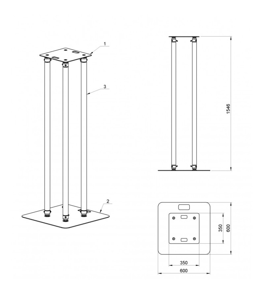 MOVING HEAD TOWER 1,5M