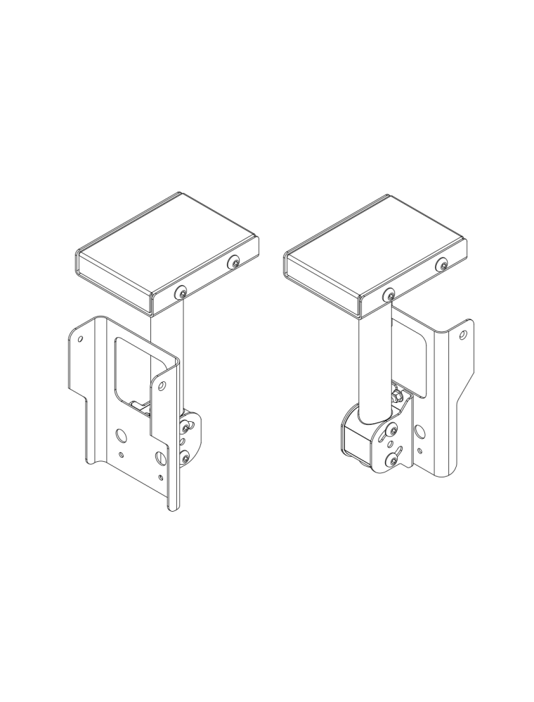 Set Ceiling Mount Fro Two P10s 2550